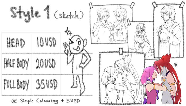 Style 1 (Sketch) Style 1 (Sketch)